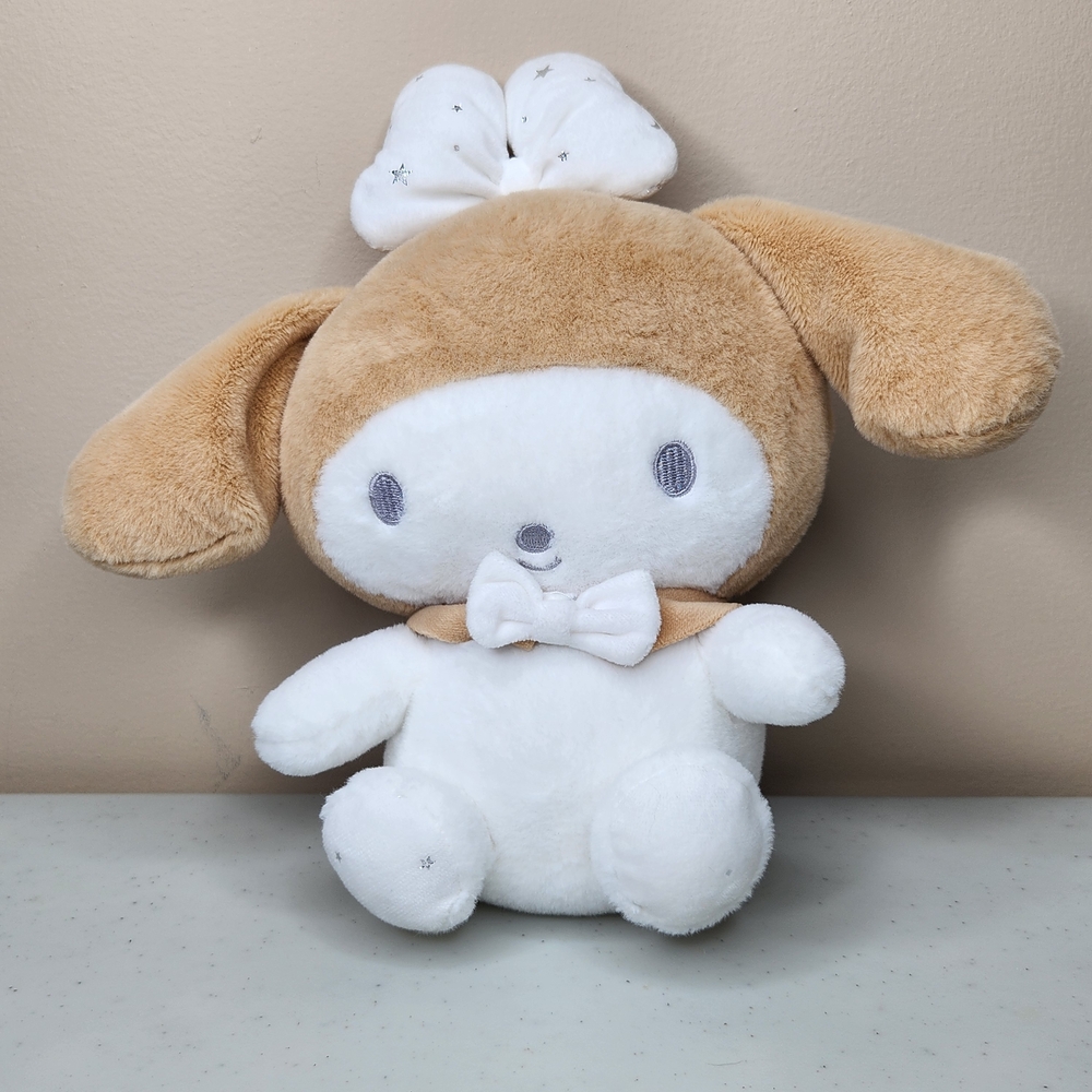 My Melody WINTER STAR Series Plush Stuffed Animal White & Cream Sanrio